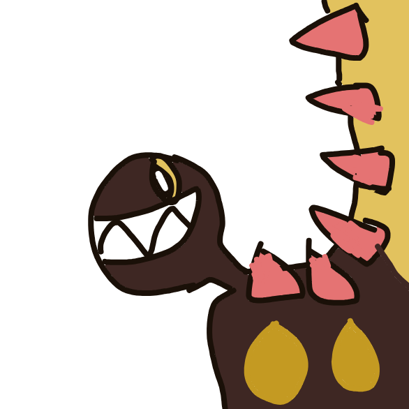 MagmoGoodra's drawing of Girafarig — Pokémon sketch on Sketchdex