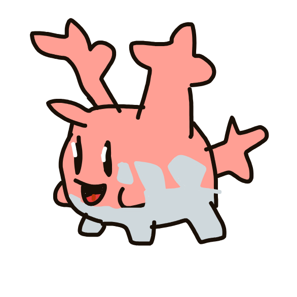 MagmoGoodra's drawing of Corsola — Pokémon sketch on Sketchdex