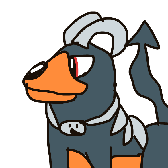 MagmoGoodra's drawing of Houndoom — Pokémon sketch on Sketchdex