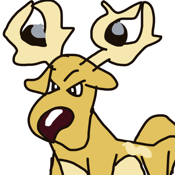 MagmoGoodra's drawing of Stantler — Pokémon sketch on Sketchdex