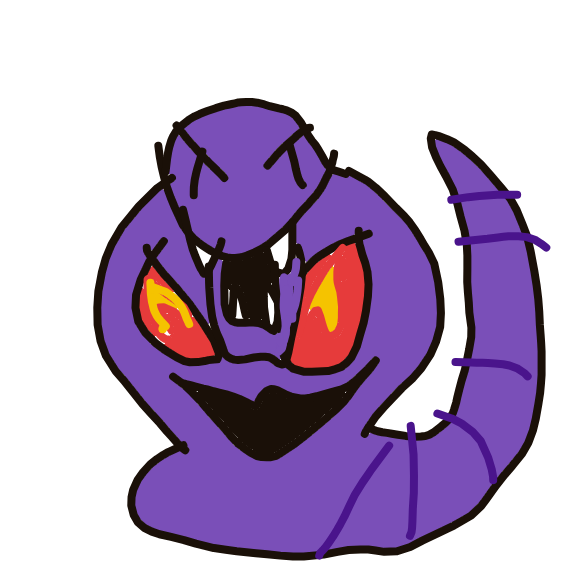 Arbok drawing