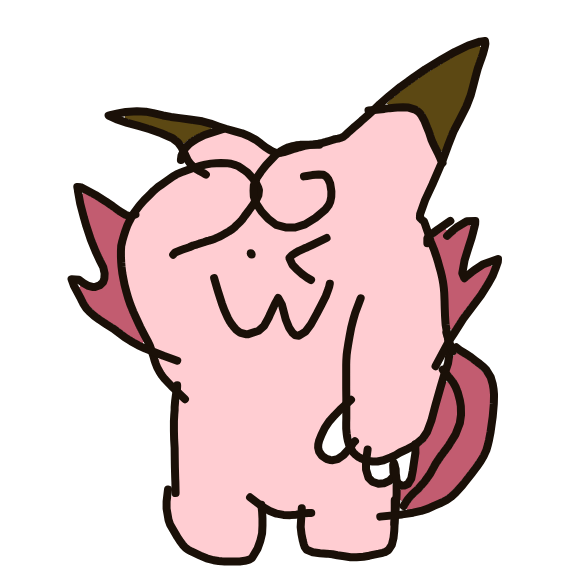 Clefable drawing