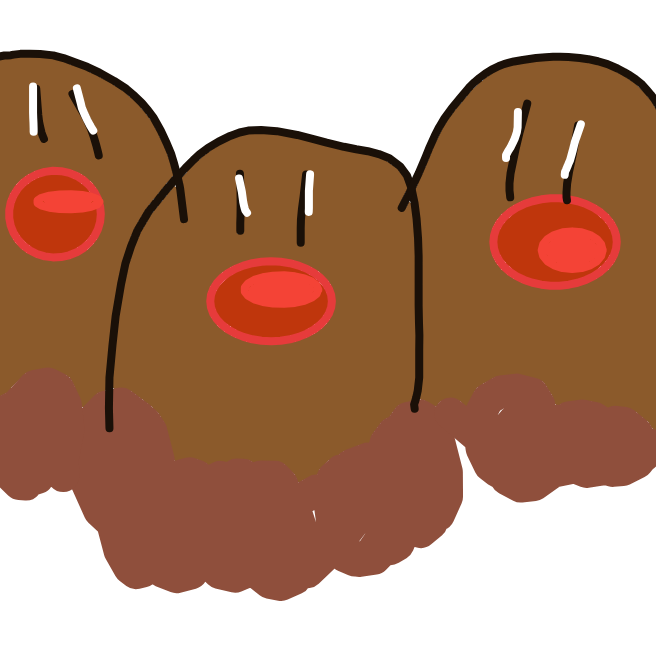 Dugtrio drawing