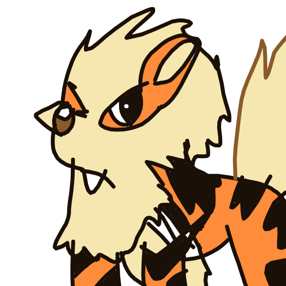 Arcanine drawing