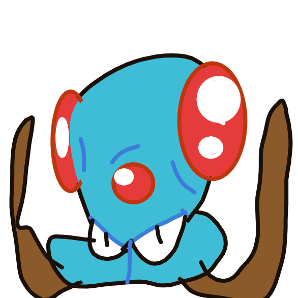 Tentacool drawing