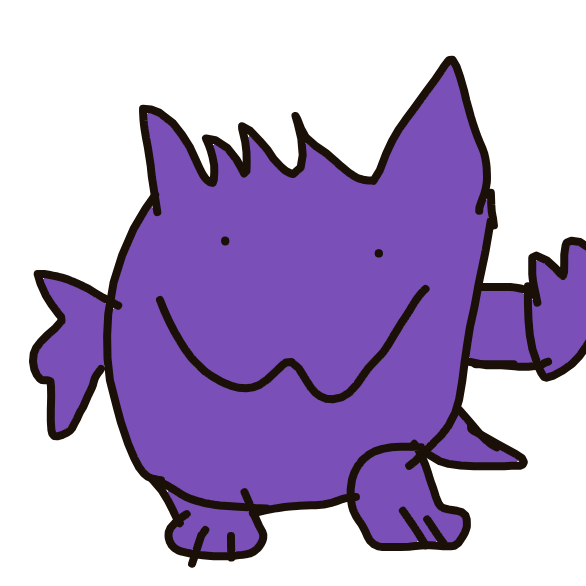 Gengar drawing