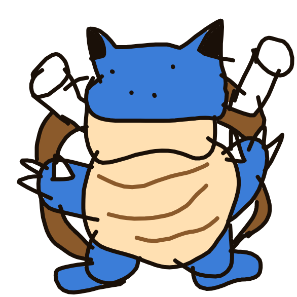 Blastoise drawing