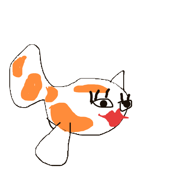 Goldeen drawing