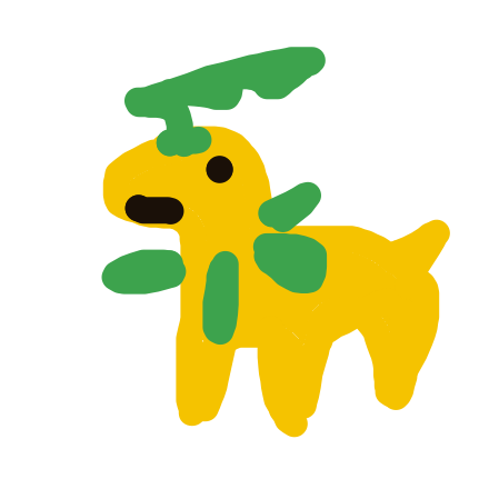 Karpet's drawing of Bayleef — Pokémon sketch on Sketchdex