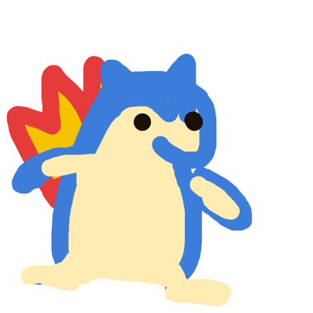 Karpet's drawing of Typhlosion — Pokémon sketch on Sketchdex