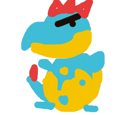 Karpet's drawing of Croconaw — Pokémon sketch on Sketchdex