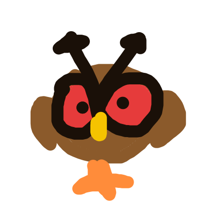 Karpet's drawing of Hoothoot — Pokémon sketch on Sketchdex