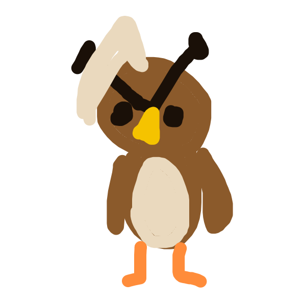 Karpet's drawing of Noctowl — Pokémon sketch on Sketchdex