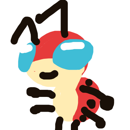 Karpet's drawing of Ledian — Pokémon sketch on Sketchdex