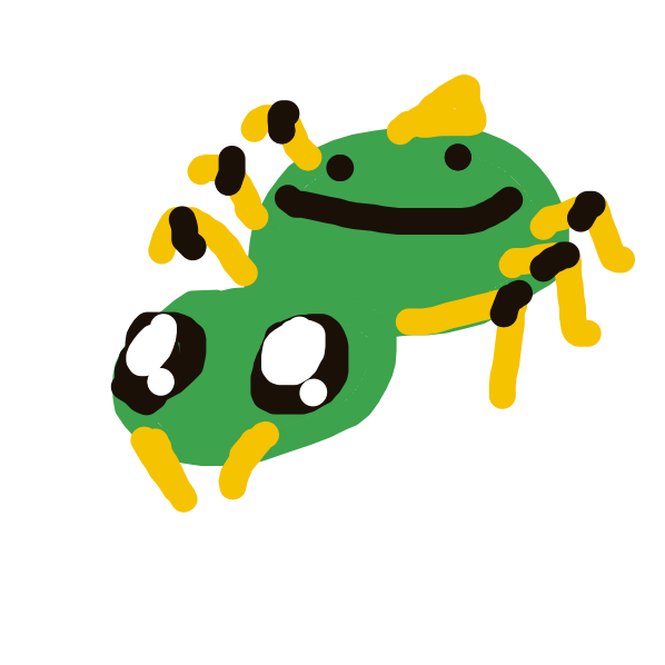 Karpet's drawing of Spinarak — Pokémon sketch on Sketchdex