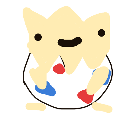 Karpet's drawing of Togepi — Pokémon sketch on Sketchdex