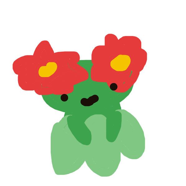 Karpet's drawing of Bellossom — Pokémon sketch on Sketchdex
