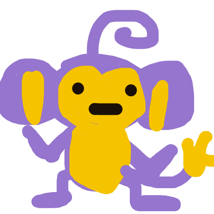 Karpet's drawing of Aipom — Pokémon sketch on Sketchdex