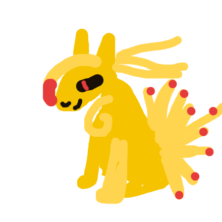 Ninetales drawing