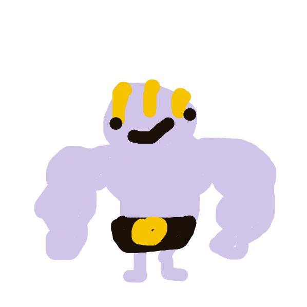 Machoke drawing
