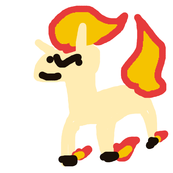 Rapidash drawing