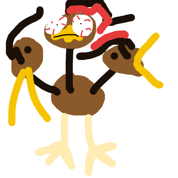 Dodrio drawing
