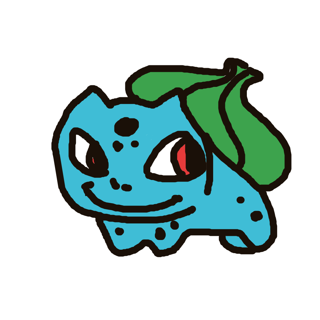 DarkVaporeon778's drawing of Bulbasaur — Pokémon sketch on Sketchdex