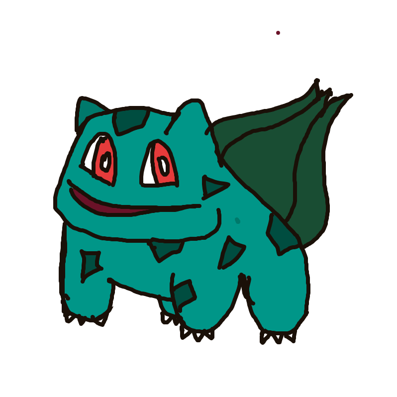 GiiirlGruel's drawing of Bulbasaur — Pokémon sketch on Sketchdex