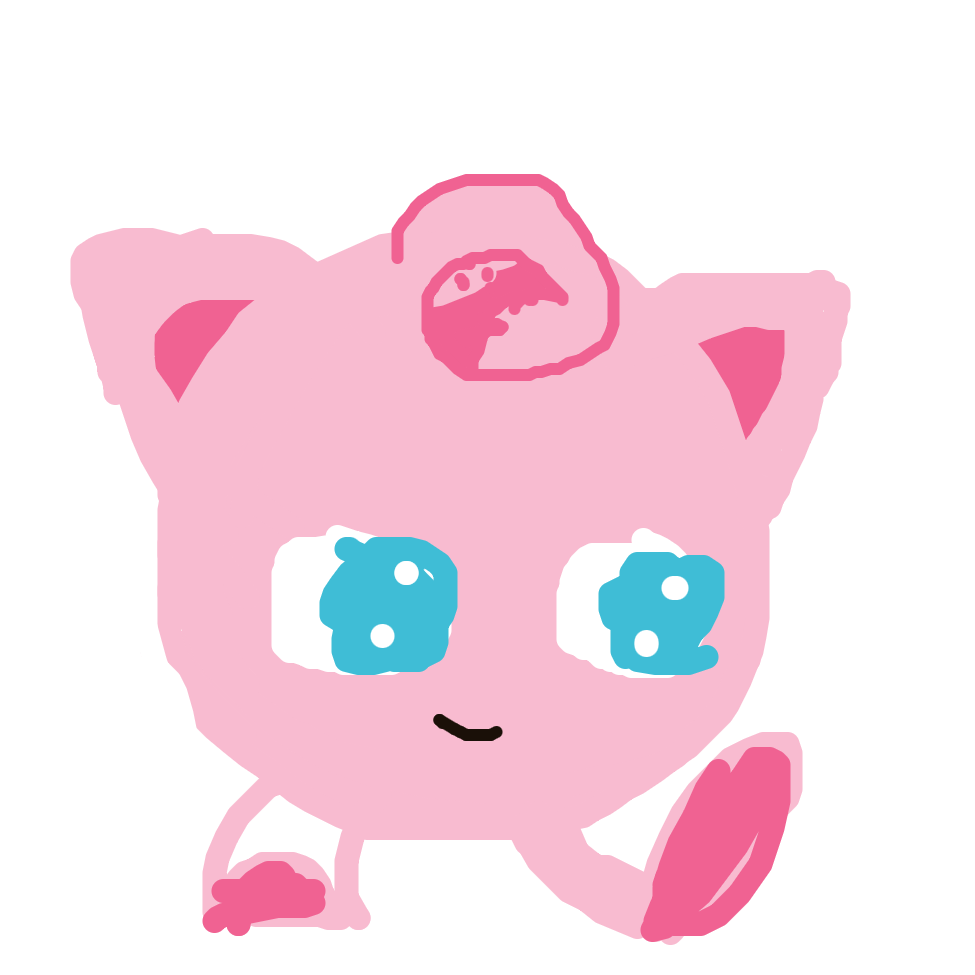 GiiirlGruel's drawing of Jigglypuff — Pokémon sketch on Sketchdex