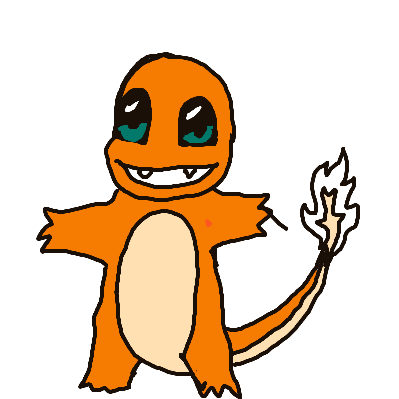 GiiirlGruel's drawing of Charmander — Pokémon sketch on Sketchdex