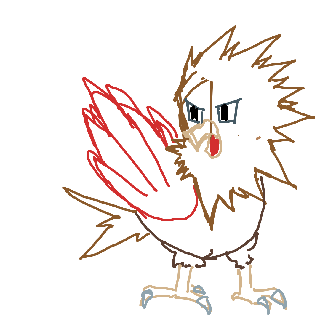 KilroyPowerhead's drawing of Spearow — Pokémon sketch on Sketchdex