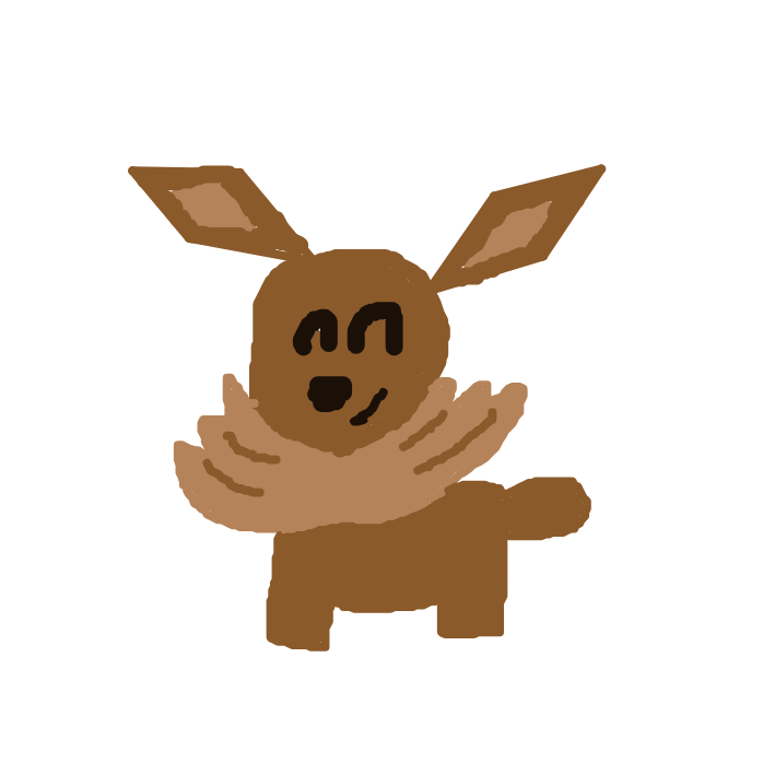 FlameCharizard907's drawing of Eevee — Pokémon sketch on Sketchdex