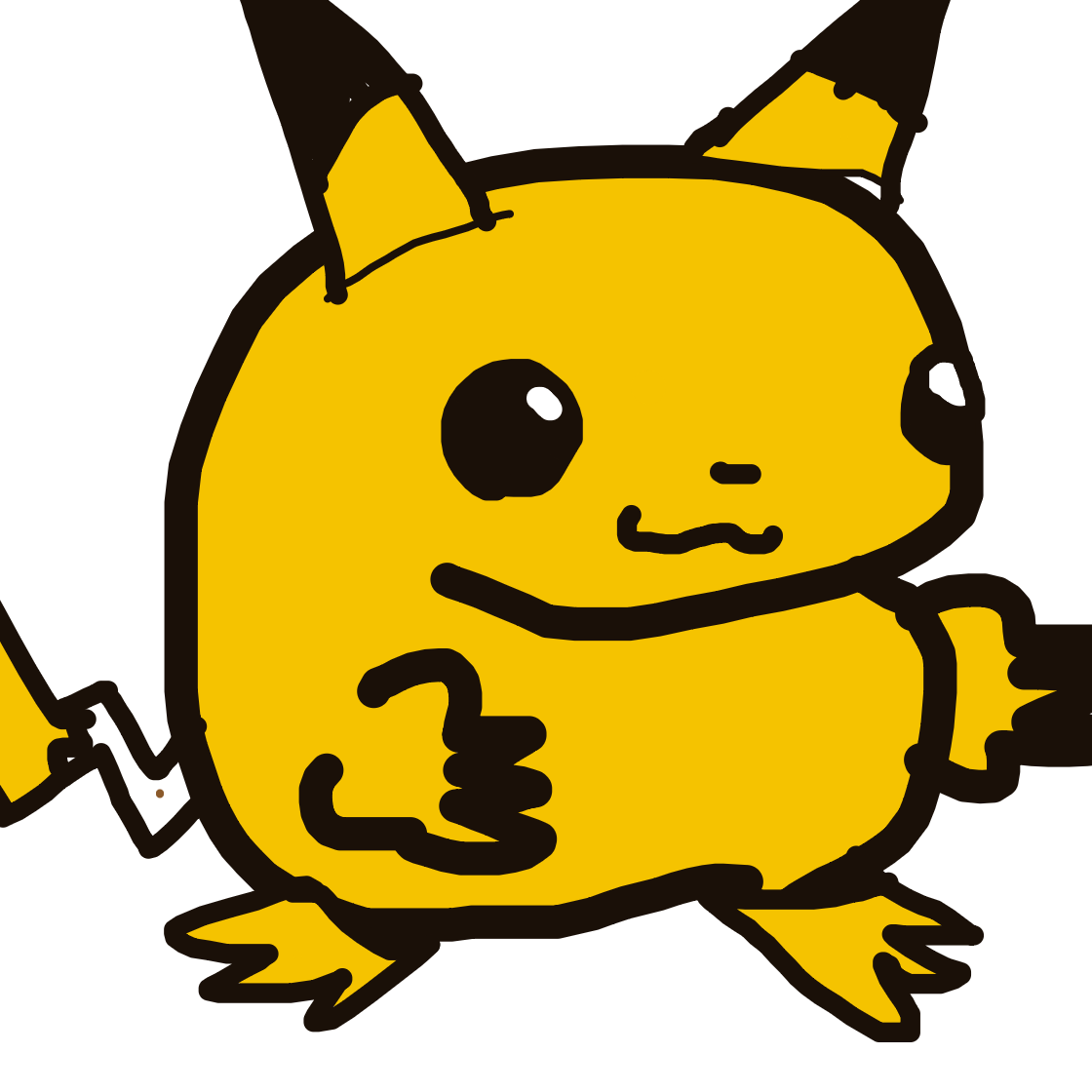 ThunderMagikarp349's drawing of Pikachu — Pokémon sketch on Sketchdex
