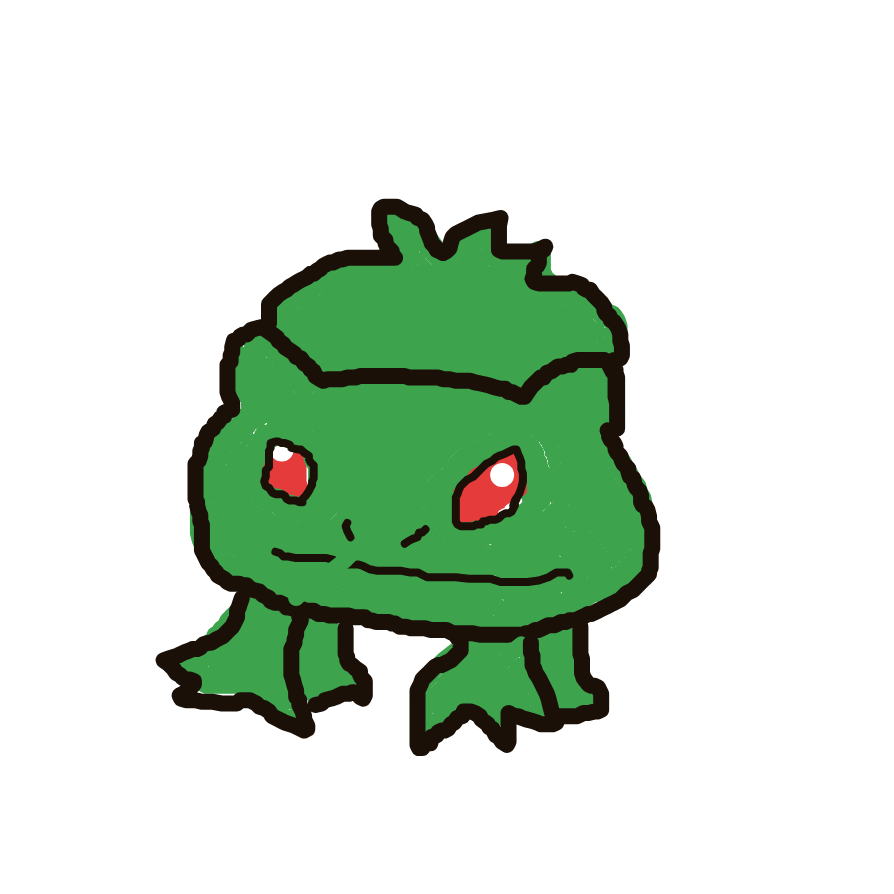 toro's drawing of Bulbasaur — Pokémon sketch on Sketchdex