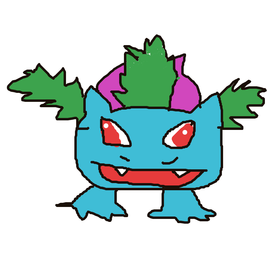 toro's drawing of Ivysaur — Pokémon sketch on Sketchdex