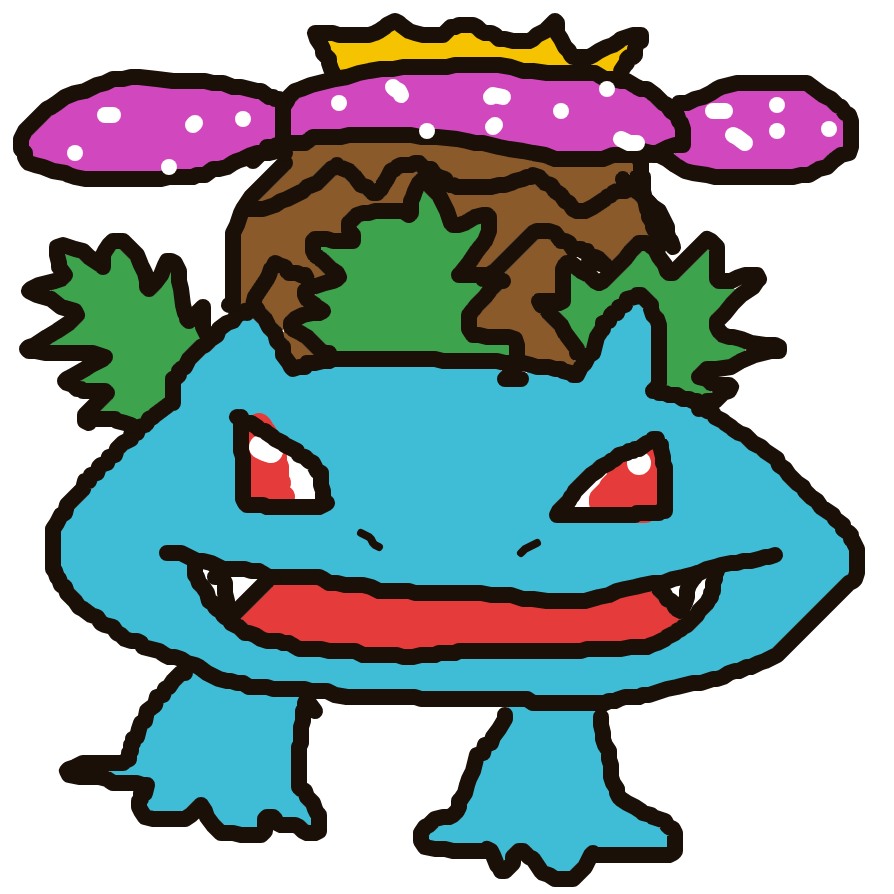 toro's drawing of Venusaur — Pokémon sketch on Sketchdex