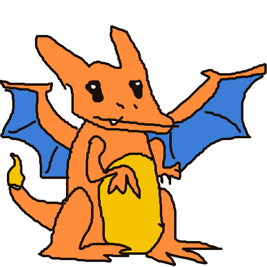 toro's drawing of Charizard — Pokémon sketch on Sketchdex