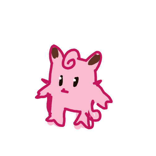 Clefairy drawing