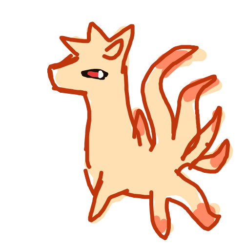 ZenRapidash813's drawing of Ninetales — Pokémon sketch on Sketchdex