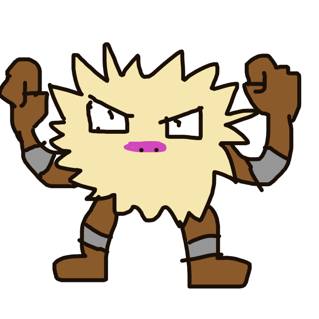 NinjaSlowbro53's drawing of Primeape — Pokémon sketch on Sketchdex