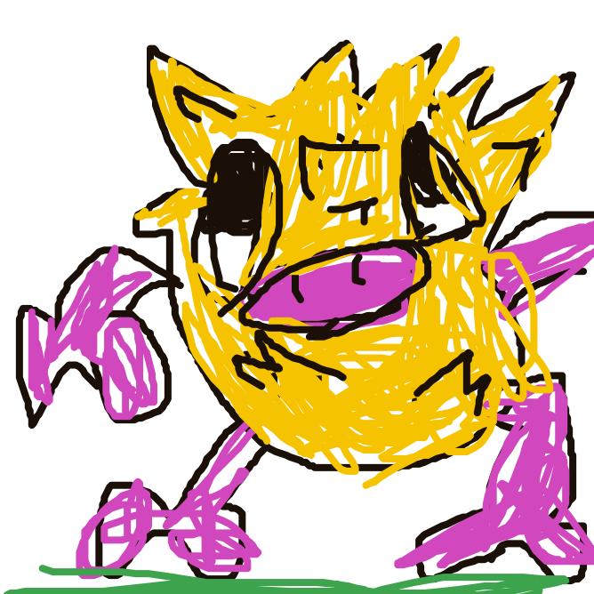 FrozenScyther979's drawing of Mankey — Pokémon sketch on Sketchdex