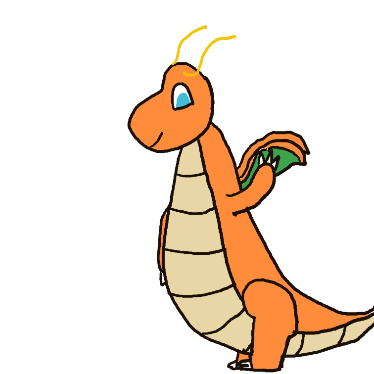 CaelusSilversky's drawing of Dragonite — Pokémon sketch on Sketchdex