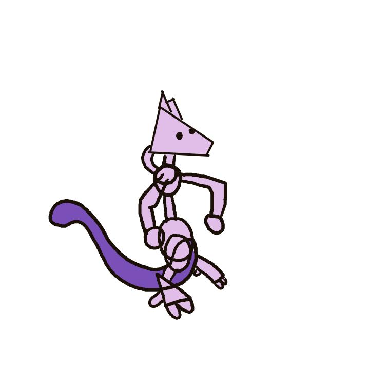 CaelusSilversky's drawing of Mewtwo — Pokémon sketch on Sketchdex