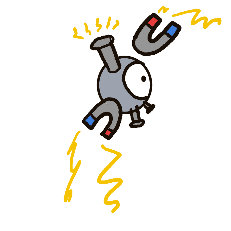 CaelusSilversky's drawing of Magnemite — Pokémon sketch on Sketchdex