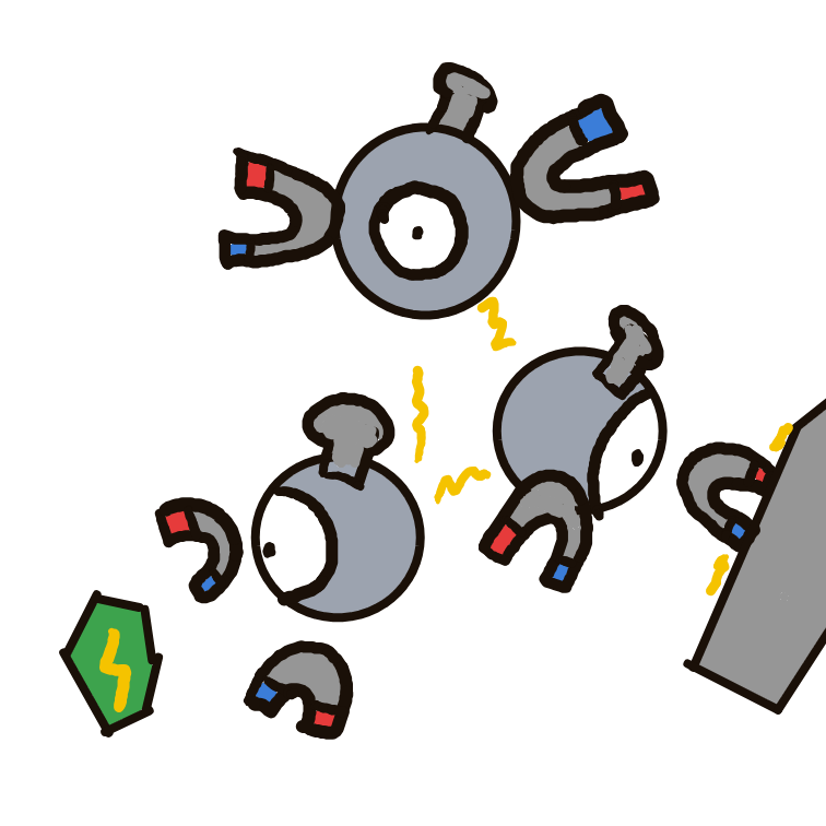 CaelusSilversky's drawing of Magneton — Pokémon sketch on Sketchdex