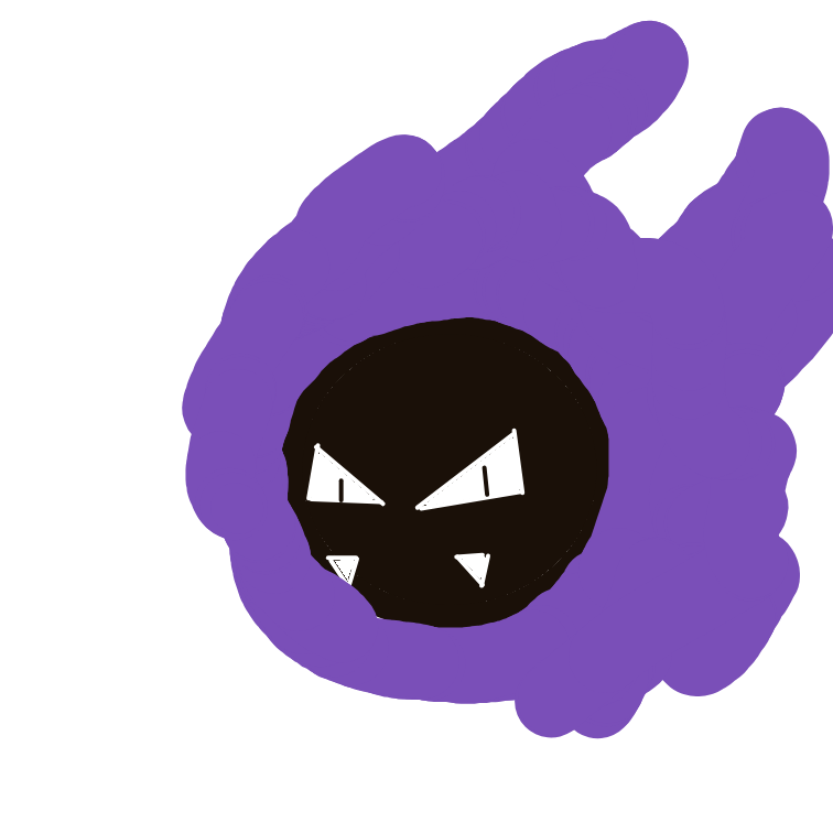 CaelusSilversky's drawing of Gastly — Pokémon sketch on Sketchdex