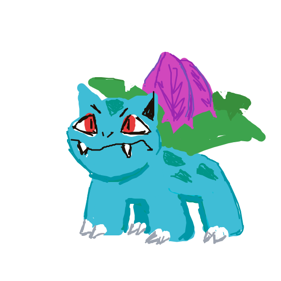 9spoons's drawing of Ivysaur — Pokémon sketch on Sketchdex