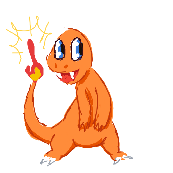 9spoons's drawing of Charmander — Pokémon sketch on Sketchdex