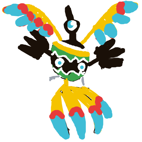 9spoons's drawing of Sigilyph — best Pokémon fan art on Sketchdex