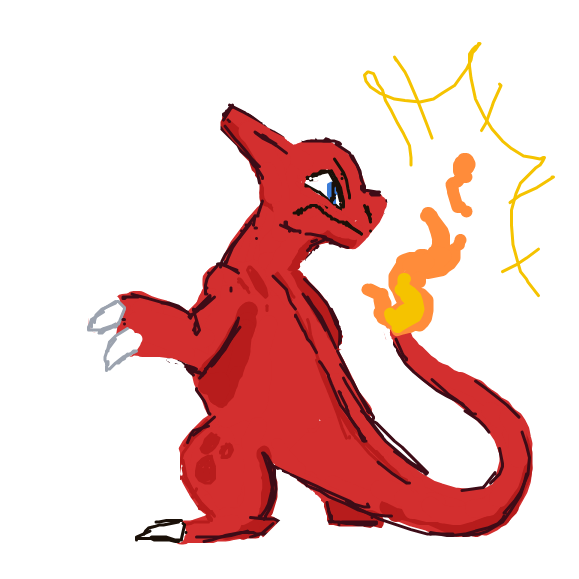9spoons's drawing of Charmeleon — Pokémon sketch on Sketchdex